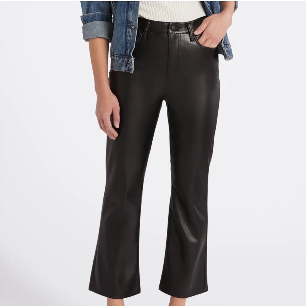 Pistola Lennon Faux Leather Crop Bootcut
